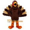 Long haired turkey mascot costume