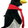 Red Scarf Cartoon Penguin Mascot Costume