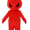Cartoon Red Flame Mascot Costume