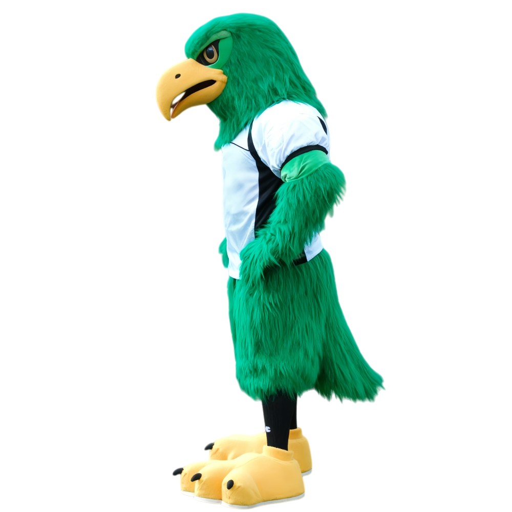 Grass green sport eagle Mascot costume