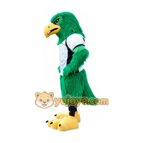 Grass green sport eagle Mascot costume