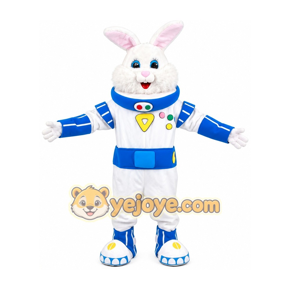 Astronaut rabbit cartoon mascot costume Astronaut rabbit cartoon mascot costume