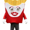 French fries cartoon mascot costume