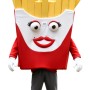 French fries cartoon mascot costume