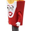 French fries cartoon mascot costume
