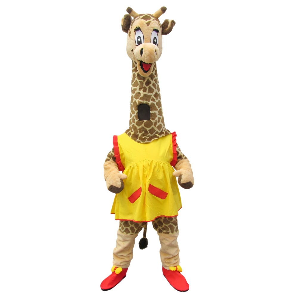 Giraffe cartoon Mascot costume