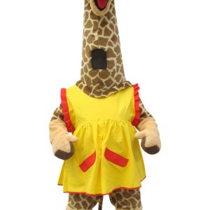 Giraffe cartoon Mascot costume