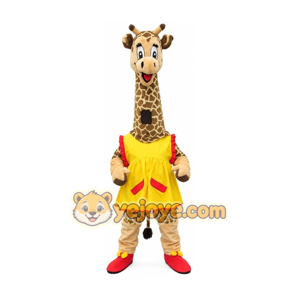 Giraffe cartoon Mascot costume