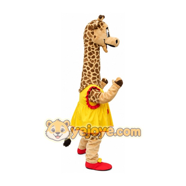 Giraffe cartoon Mascot costume Giraffe cartoon Mascot costume