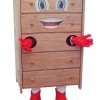 Halloween Cabinet Cartoon Mascot Costume