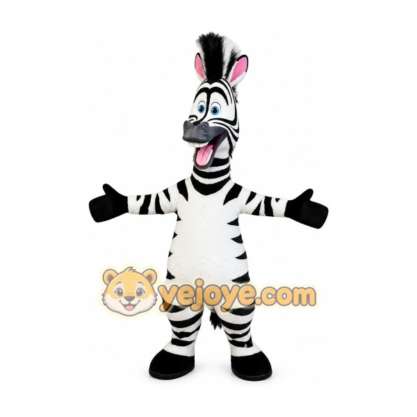 Cartoon Zebra Cartoon Mascot Costume