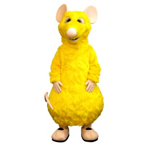 Yellow rat cartoon mascot costume mouse mascot costume