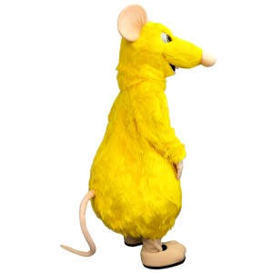 Yellow rat cartoon mascot costume mouse mascot costume