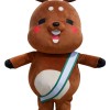 Brown cartoon deer Mascot costume