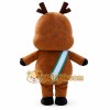 Brown cartoon deer Mascot costume Brown cartoon deer Mascot costume