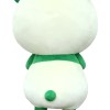 Green and white cartoon panda mascot costume