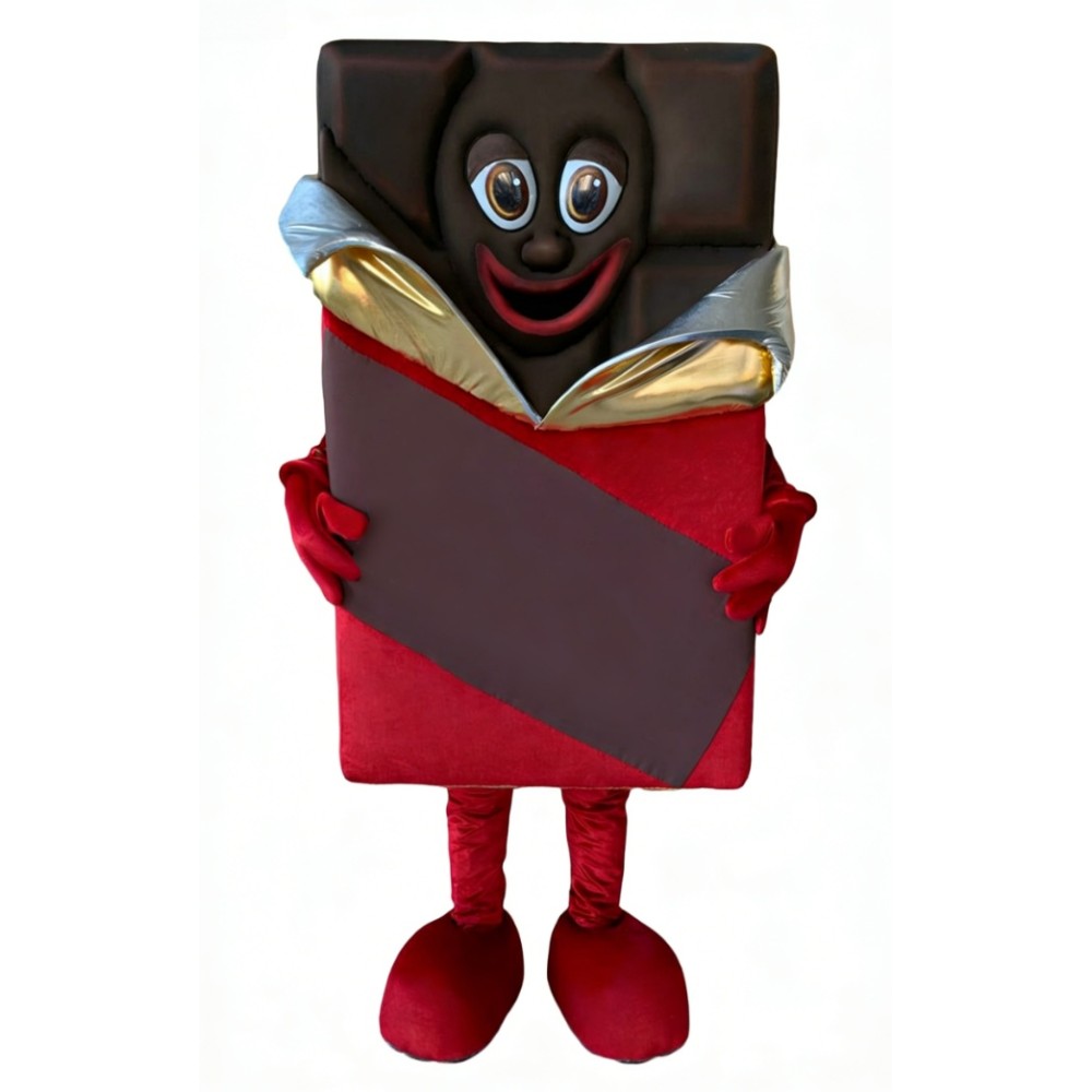 Black chocolate cartoon mascot costume