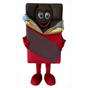 Black chocolate cartoon mascot costume