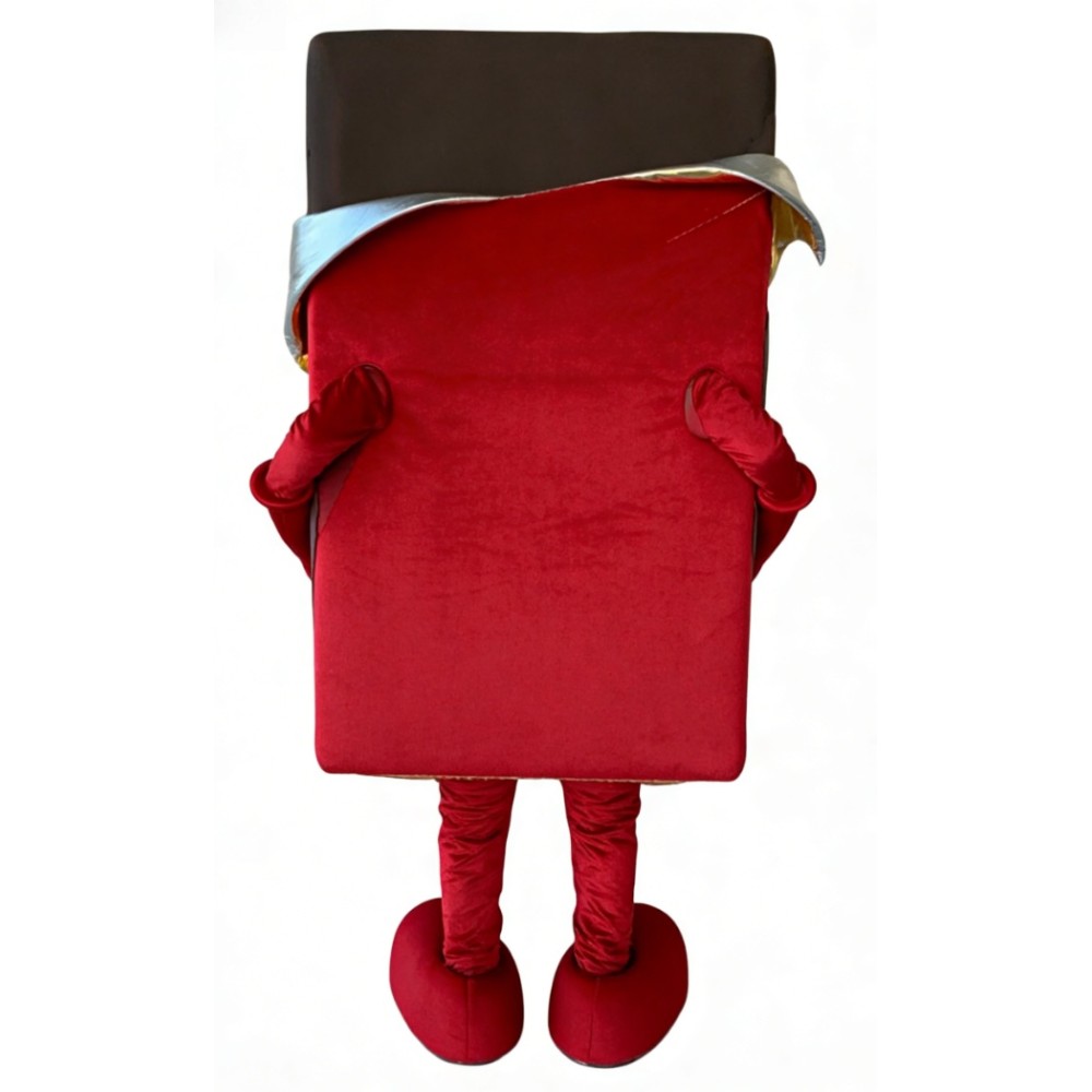 Black chocolate cartoon mascot costume