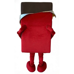 Black chocolate cartoon mascot costume