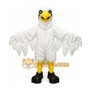 White Eagle Cartoon Mascot Costume White Eagle Cartoon Mascot Costume