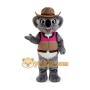 Koala Sheriff Cartoon Mascot Costume