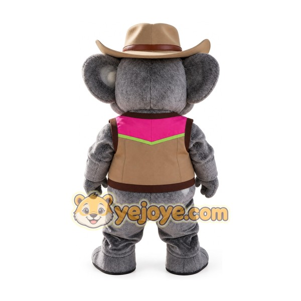 Koala Sheriff Cartoon Mascot Costume