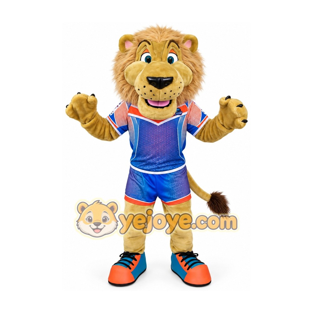 Sportswear lion cartoon mascot costume Sportswear lion cartoon mascot costume