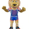 Sportswear lion cartoon mascot costume