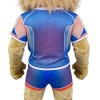 Sportswear lion cartoon mascot costume
