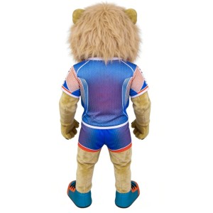 Sportswear lion cartoon mascot costume
