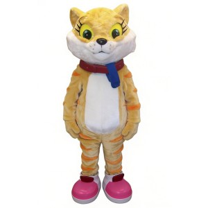 Cute little cat cartoon kitty mascot costume
