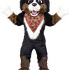 Dog mascot costume that loves to eat bones puppy mascot costume