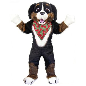 Dog mascot costume that loves to eat bones puppy mascot costume