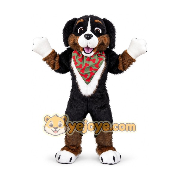 Dog mascot costume that loves to eat bones puppy mascot costume