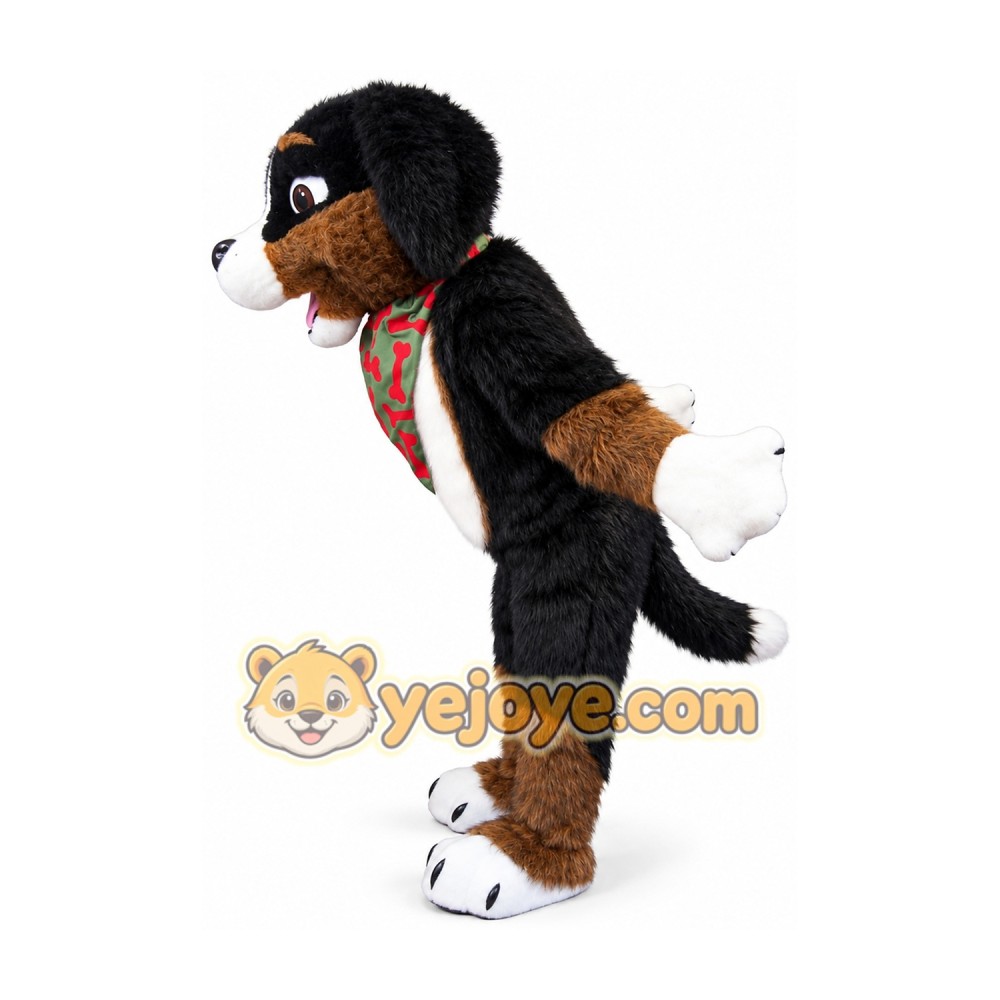 Dog mascot costume that loves to eat bones puppy mascot costume