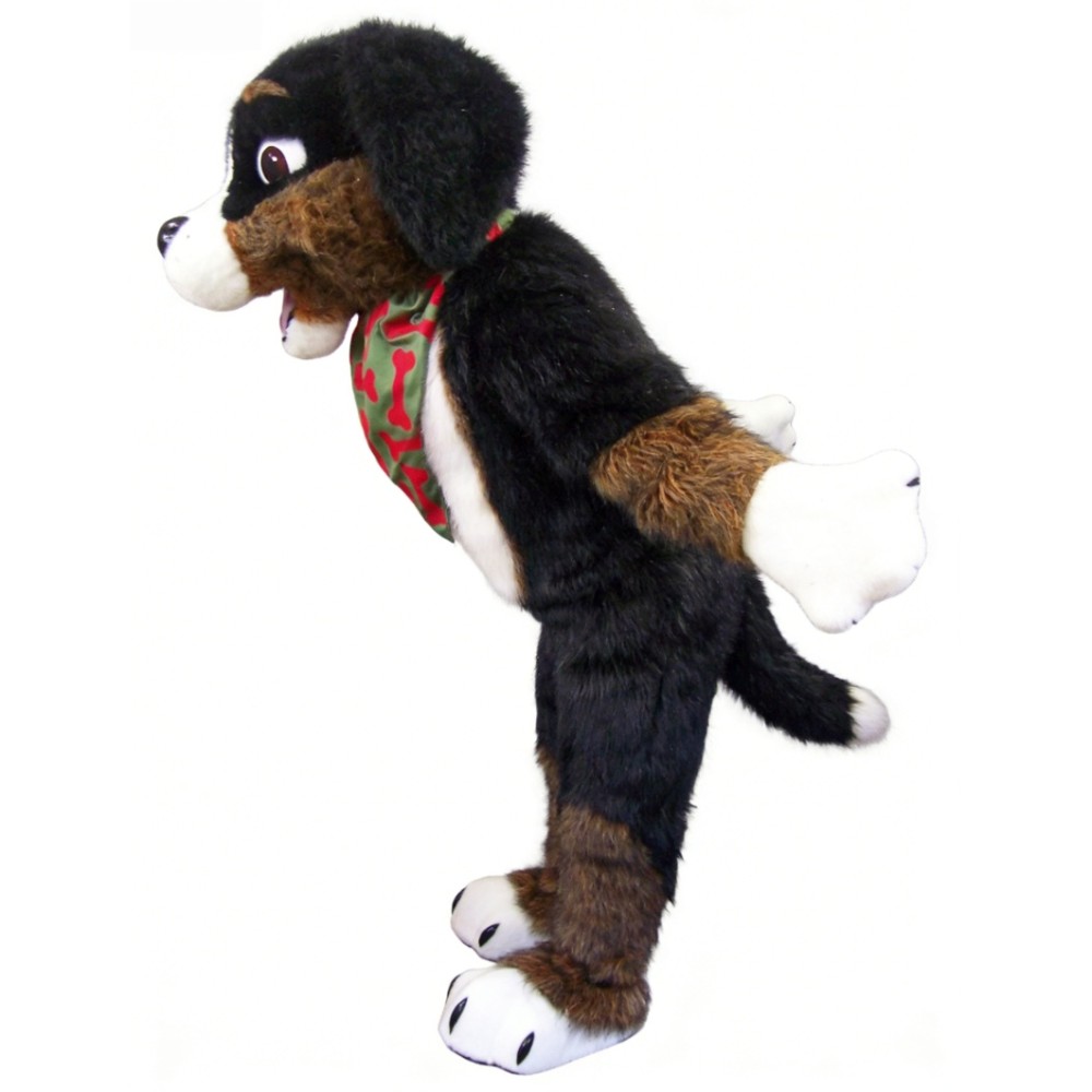 Dog mascot costume that loves to eat bones puppy mascot costume