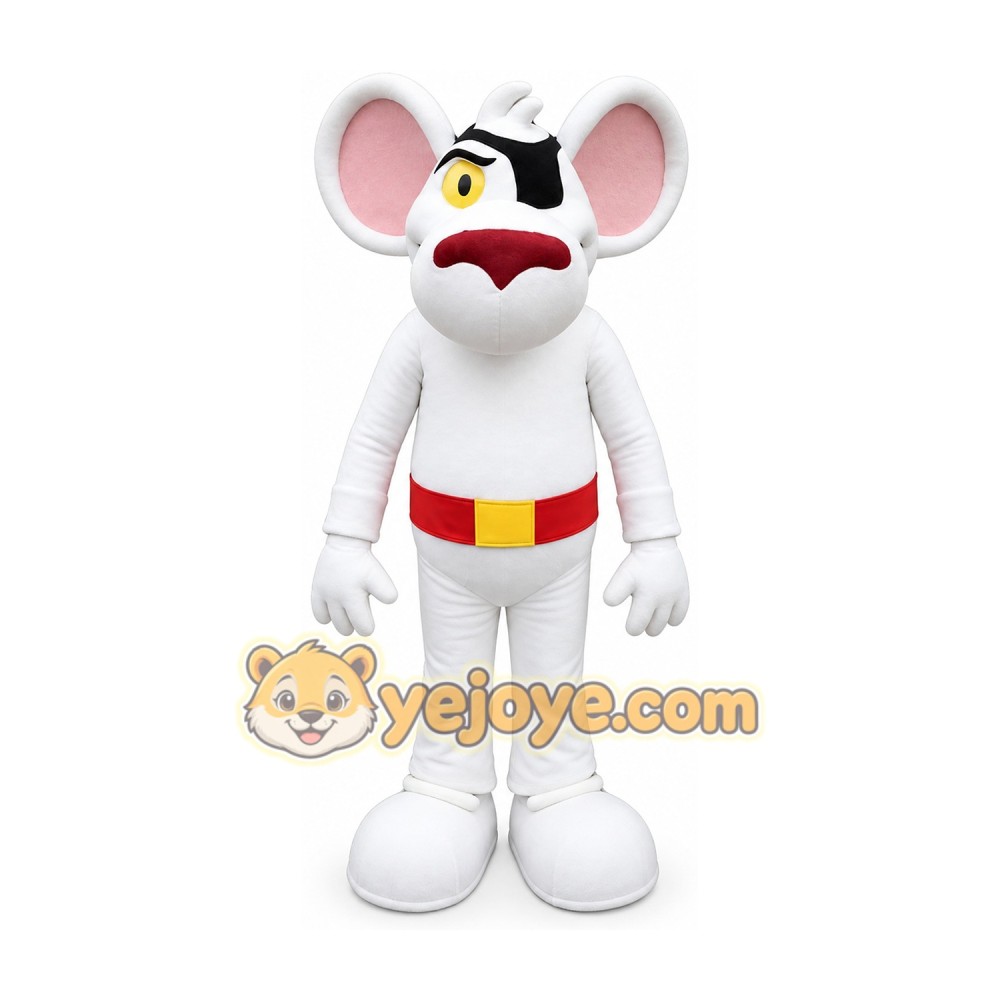 White pirate mouse cartoon mascot costume White pirate mouse cartoon mascot costume