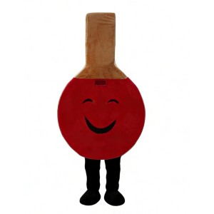 Table tennis racket cartoon mascot costume suit