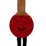 Table tennis racket cartoon mascot costume suit