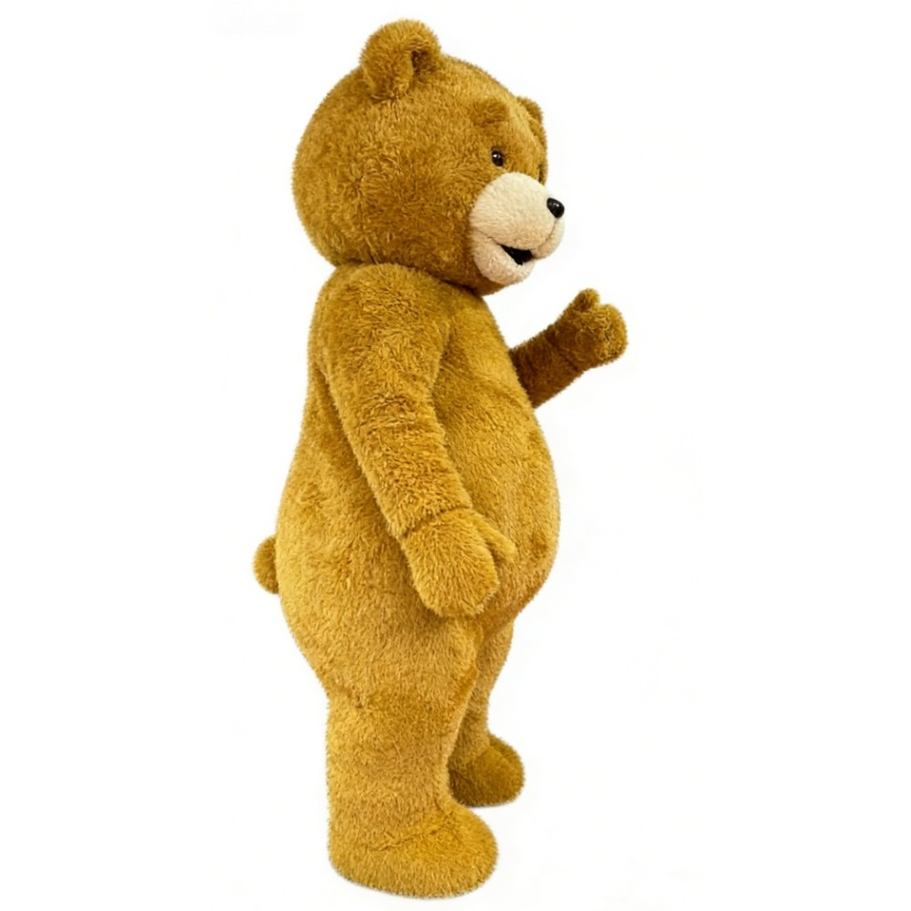 Brown Bear Cartoon Mascot Costume