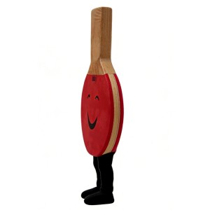Table tennis racket cartoon mascot costume suit