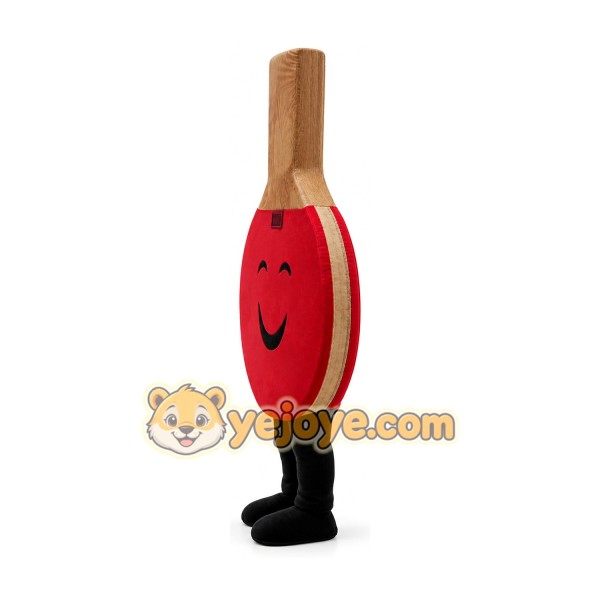 Table tennis racket cartoon mascot costume suit