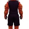Striped tiger cartoon mascot costume