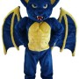 Blue Bat Devil Cartoon Mascot costume