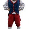 Gentleman Patriot Cartoon Mascot Costume