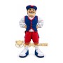 Gentleman Patriot Cartoon Mascot Costume