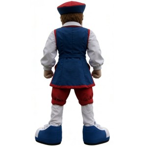Gentleman Patriot Cartoon Mascot Costume