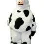 Black and White Cow Cartoon Mascot Costume