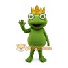 Frog Prince cartoon mascot costume Frog Prince cartoon mascot costume